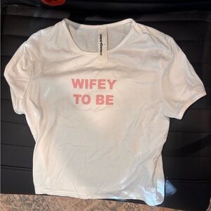 Wifey to be cropped top